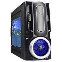 Elektronik und Foto: AeroCool AeroEngine Jr.-BS schwarz PC Geh�use Minitower 4x5.25 Schwarz