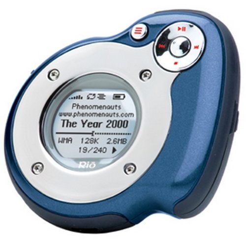 Speicherkarten: Rio Forge Tragbarer MP3-Player 512 MB silber