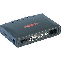 Lautsprecher: Longshine LCS-8560VA-A Modem extern 56000 bps Voice V.24 V.92