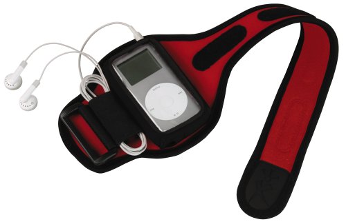 Computerzubeh&ouml;r: XtremeMac Sport Wrap Armband/Tasche f�r iPod mini rot