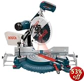 Bosch 4212L 12-Inch Dual Bevel Compound Miter saw with Laser Tracking