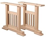 Mission Table Leg Supports