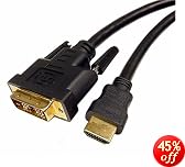 Cables Unlimited PCM-2296-10 10-Feet HDMI to DVI D Single Link Cable (Black)