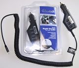 Naztech Retail Packaged Motorola Pebl U6/ SLVR L7/ Razr/ V3/ V3c/ L6/ V8/ E680/ V6/ V190/ V323 Premium Car Charger