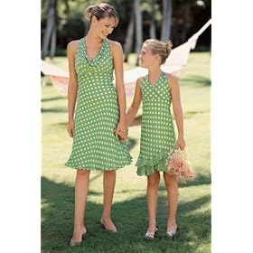 Girls Polka Dot Dress by Donna Ricco