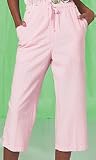 Plus SunBay Cottons Solid Grommet Capris