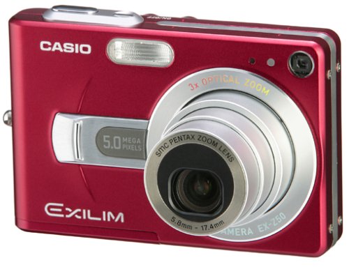 Camcorder: Casio EXILIM EX-Z50 "RED STAR" Digitalkamera (5 Megapixel)