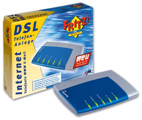 Elektronik Und Foto: AVM FRITZ!Box Fon - DSL-Router / -Modem mit integrierter VoIP-Telefonanlage