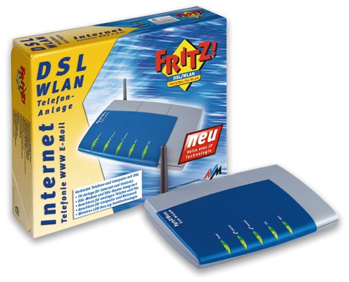 Elektronik Und Foto: AVM FRITZ!Box Fon WLAN DSL-Router / -Modem, WLAN Access-Point und integrierte VoIP-Telefonanlage