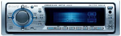 Festplatten: Sony CDX-F 7750 MP3 CD-Tuner