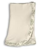 Luxurious Baby Blanket - Sweet Green Toile
