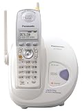 Panasonic GigaRange KX-TG2421W 2.4 GHz DSS Cordless Phone with Caller ID (White)