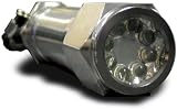 Sona LED Flashlight With 8 White Bulbs and Sturdy Metal Body