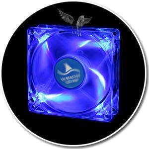 Festplatten: Sharkoon UV LED 120X120X20mm Geh�usel�fter blau