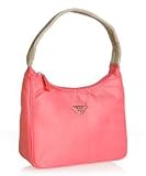 Prada bright coral nylon 'Tessuto Sport' mini hobo