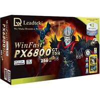 Lautsprecher: Leadtek WINFAST PX6800 256MB DDR Grafikkarte (PCi Express PCI16X-EX DVI/TVO)