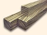 Zebrawood Turning Squares 1-1/2 x 1-1/2 x 18