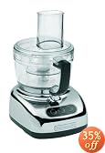 KitchenAid KFP740CR 9-Cup Food Processor with 4-Cup Mini Bowl, Chrome