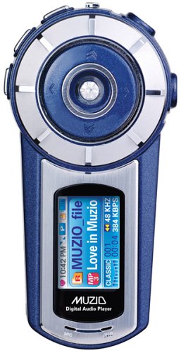 NoteBook: NTP Muzio JM 250 Tragbarer MP3-Player 1 GB blau