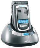 Uniden ELT560 5.8 GHz Digital Expandable Cordless Flip Phone with Color LCD Handset (Titanium)