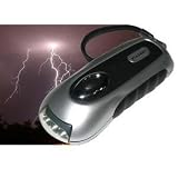 Viatek Dynamo 3 LED Flashlight w/ cell phone charging outlet