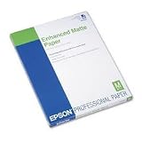 Enhanced Matte Paper, Archival, 8-1/2 x 11, 50 Sheets/Pack (EPSS041341)