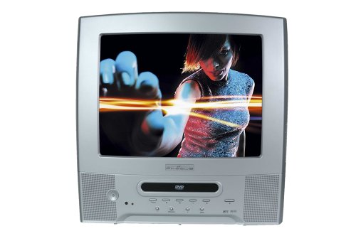 Projektoren: Phocus TV DVD 14 S 14-Zoll/ 35 cm Fernseher mit DVD-Player silber