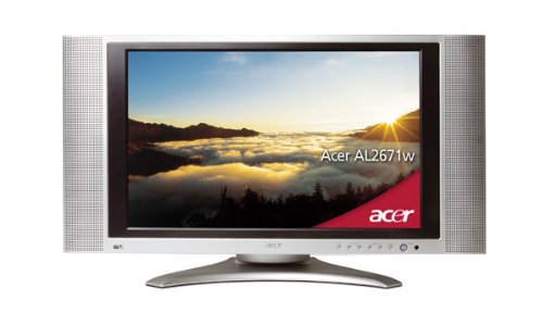 Acer AL 2671 W 26-Zoll/ 66 cm 16:9 LCD-Fernseher silber