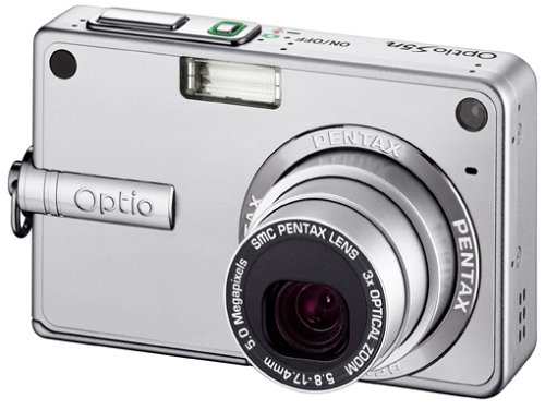 Projektoren: Pentax Optio S5n Digitalkamera (5 Megapixel)