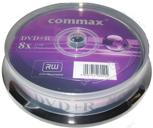Camcorder: commax - DVD+R, 8x, 10er Spindel DVD-Rohlinge