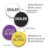 Big Blind, Small Blind and Dealer Button, Full Size 2"