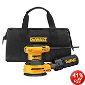 DEWALT D26453K 3 Amp 5-Inch Variable Speed Random Orbit Sander Kit with Cloth Dust Bag