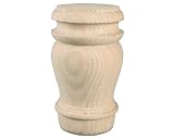 Unfinished Oak Furniture Leg