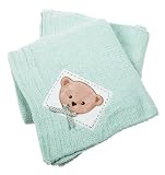 Dream Teddy Chenille Blanket with Applique