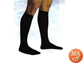 Support Socks for Men Firm 15-21 mmHg Black Large by SHP