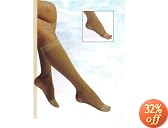 X-Firm Support Stockings Knee-high 21-30 mmHg Black XXL by SHP