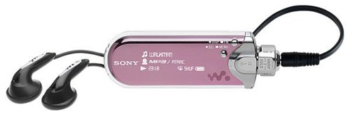 Festplatten: Sony NW-E 507 P Tragbarer MP3-Player mit Radio 1 GB pink