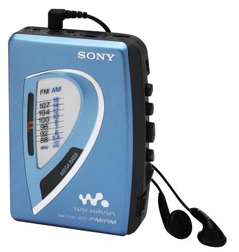 Festplatten: Sony WM-FX 197 L Tragbarer Kassettenspieler mit Radio blau