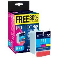 Telekommunikation: Jet Tec Patrone E71 Extra Life Tinte 3-farbig Stylus C62/CX3200