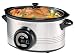 Euro-Pro 7 Quart Programmable Stainless Steel Slow Cooker with Bonus Little Cooker