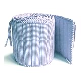 Tadpoles Basics Blue Gingham Bumper