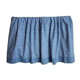 Tadpoles Basics Navy Gingham Crib Skirt