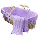 Tadpoles Basics Lavender Moses Basket
