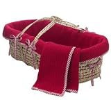 Tadpoles Basics Red Moses Basket