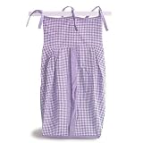 Tadpoles Basics Lavender Gingham Diaper Stacker