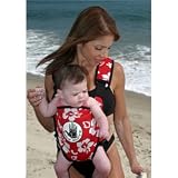 Baby Carrier - Red Hibiscus Print