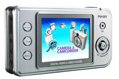 Projektoren: Perstel PMP-1004 C Tragbarer Multimedia-Player 20 GB silber