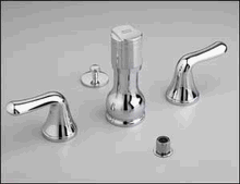 American Standard 3475.501.099 Polished Brass Colony Soft Double Handle Bidet