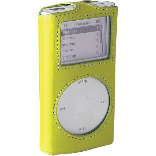Camcorder: CaseLogic Ledertasche f�r Apple iPod mini, gr�n