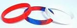 Chicago Cubs MLB Baseball Set of 3 Rubber Wristbands / Bracelets / Baller Bands